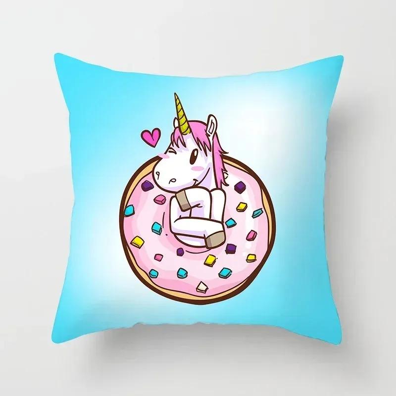 Fairy Tale World Cartoon Pillowcase Car Ornaments Office Living Room Sofa Home Pillowcase