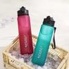 750ML Leak-Proof Sports Water Bottle with Straw and Carrying Loop BPA-Free Portable Mug with Seal Lid for Fitness Camping