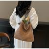 Boho Chic Large Woven Straw Tote Bag for Women Commuter Handbag Shoulder Bag, Perfect for Spring Outings, Beach Tote Bag