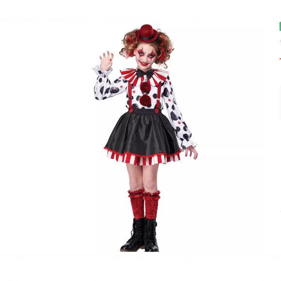 June 1st Kids' Clown, Princess, Devil, Angel, Vampire Cheer Costume