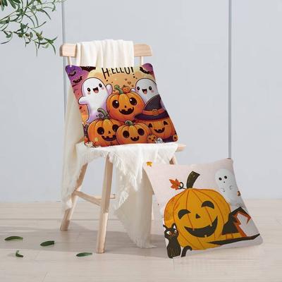 H-Halloween Personalized Pillow Dust Cover Bedroom Kids Party Decoration Pillowcase Birthday Children Gift