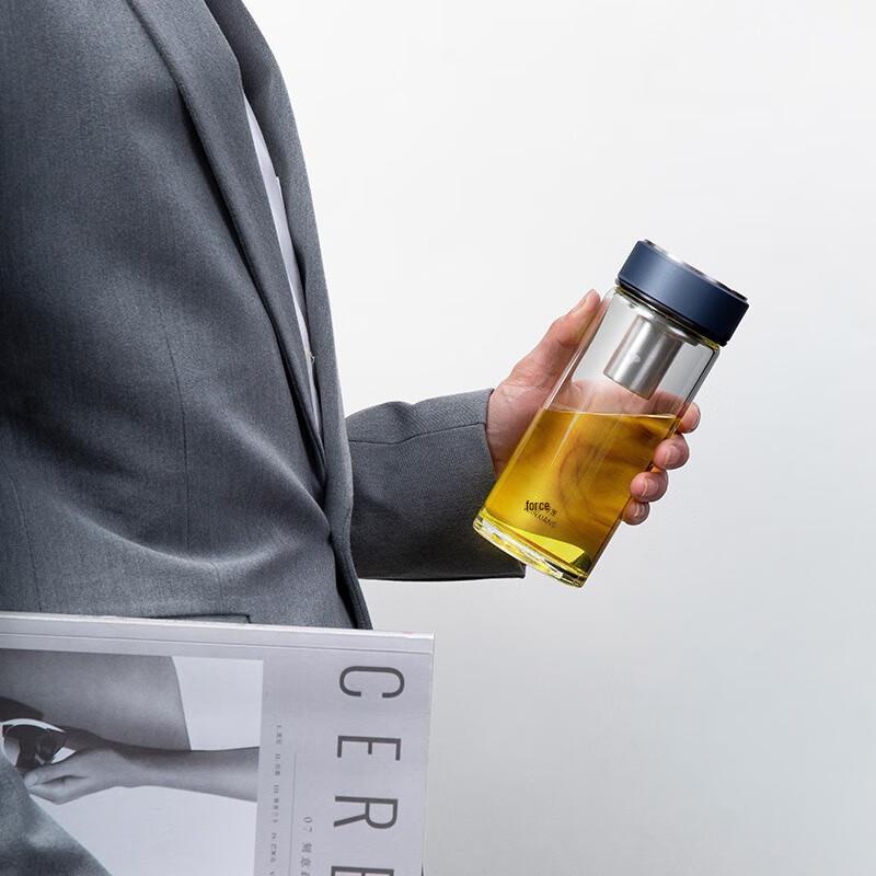Wanxiang Portable Glass Tea Infuser Bottle