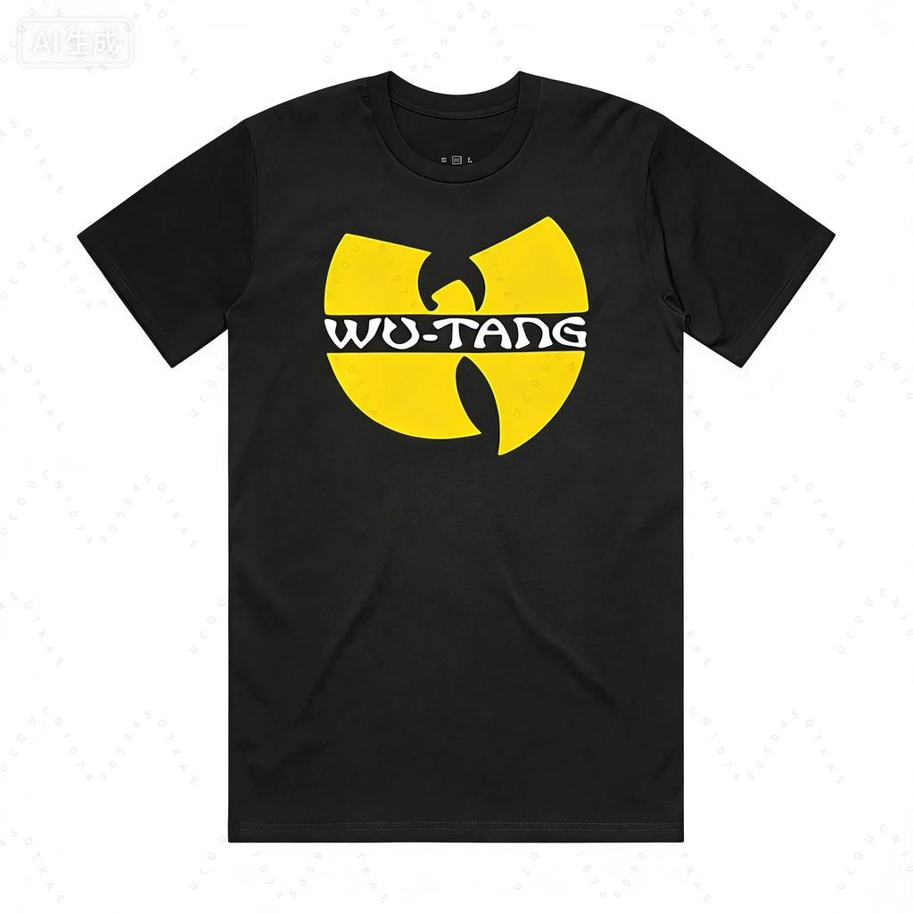 Poster Album Wu-Tang Clan Merchandising Stampato T-Shirt Uomo Donna Oversize Y2k Classico Street Hip Hop Musica Moda Abbigliamento Maschile Femminile