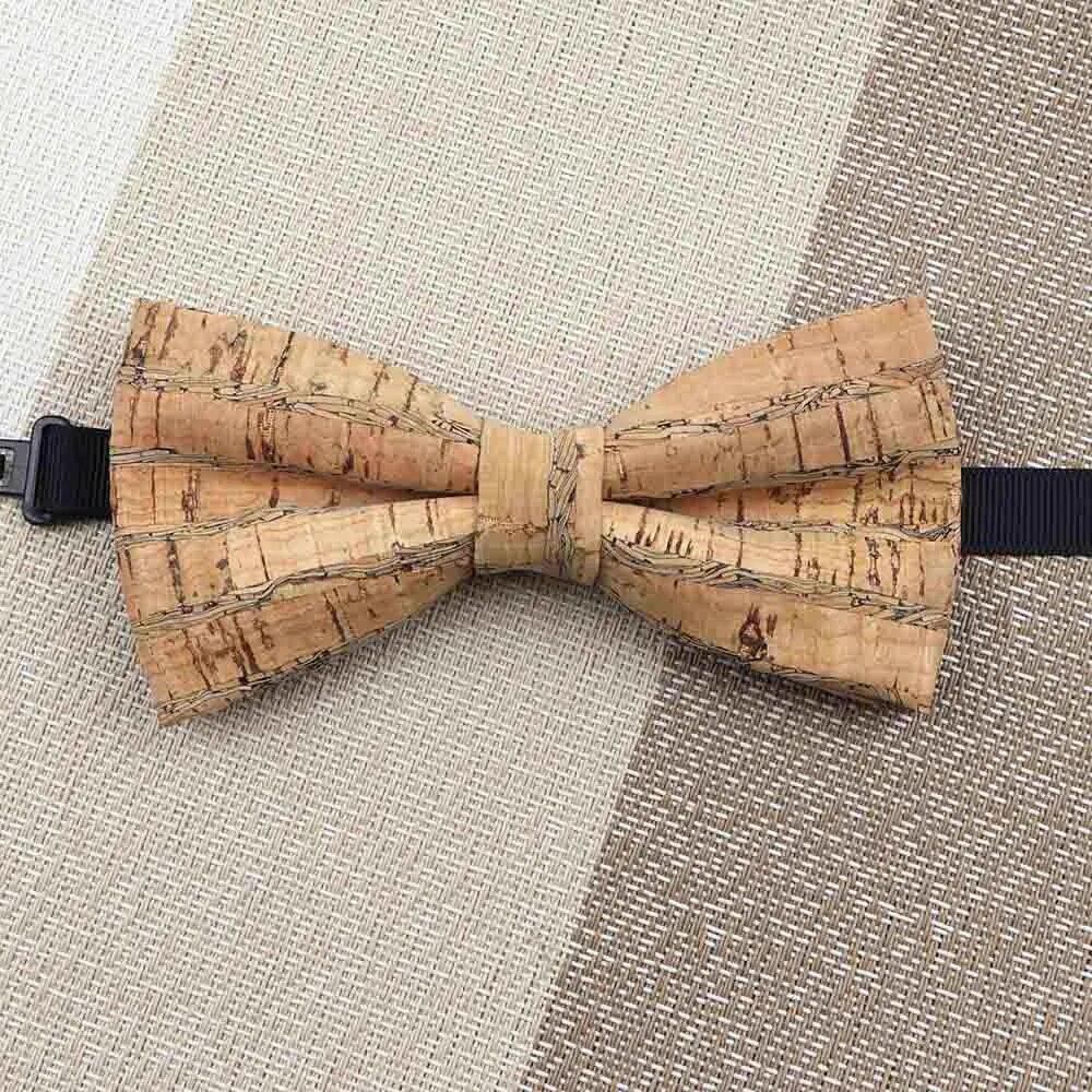 1PC, Fashion Bow Shape Bow Tie, Double Layer, Wood, Gentleman,Handmade, Butterfly,