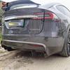 Tesla Model X RZ Carbon Fiber Rear Bumper Diffuser Spoiler Kit