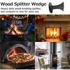 Wood Splitter Wedge Heavy Duty Small Firewood Kindling Splitter Manual Log Splitter for Small Fireplace Wood Stove