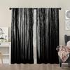 Gothic Black Forest Pine Curtains Polyester Pocket Rod Top Bedroom More Curtain Sheer Ideal For Sleeping Area