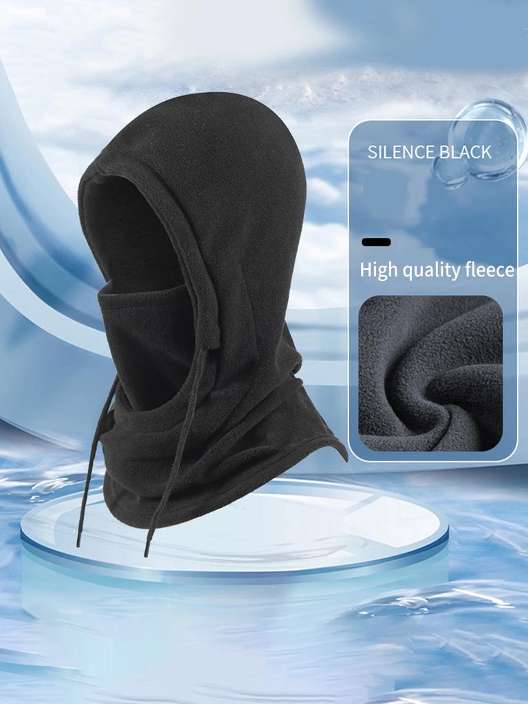 1 szt. Zintegrowana Zimowa Wiatroszczelna Osłona na Całą Twarz do Motocykla Elektrycznego Jazdy na Rowerze Ochrona Szyi i Głowy Czapki dla Kobiet Mężczyzn Kominiarka