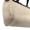 Used Hermes Herbag Cabas PM Tote Bag Canvas Beige Black Authentic 1190
