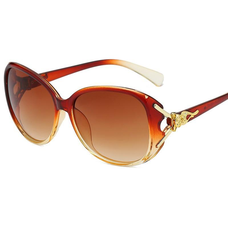 Fashion Fox Head Sunglasses Women'S Sunglasses Ins Large Frame Glasses Classic Driving Street Shot