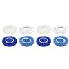 8pcs Car Polishing Pad Bonnet Set Microfiber Cotton Wool Coral Fleece Buffing Pad Cover for 6in Car Polisher