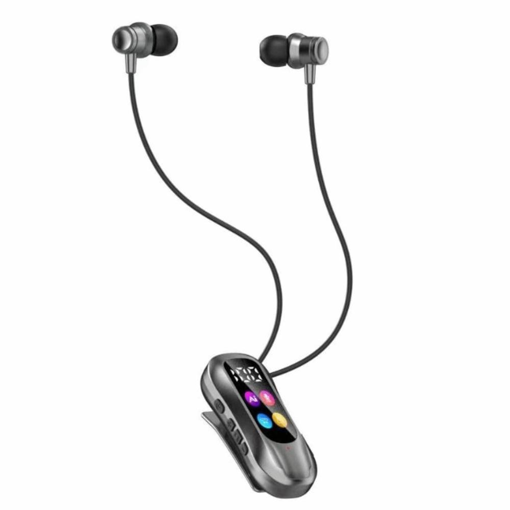 LED Screen Bluetooth Headset Ultra Long Battery Life Wireless Headphones  Support SD Card
