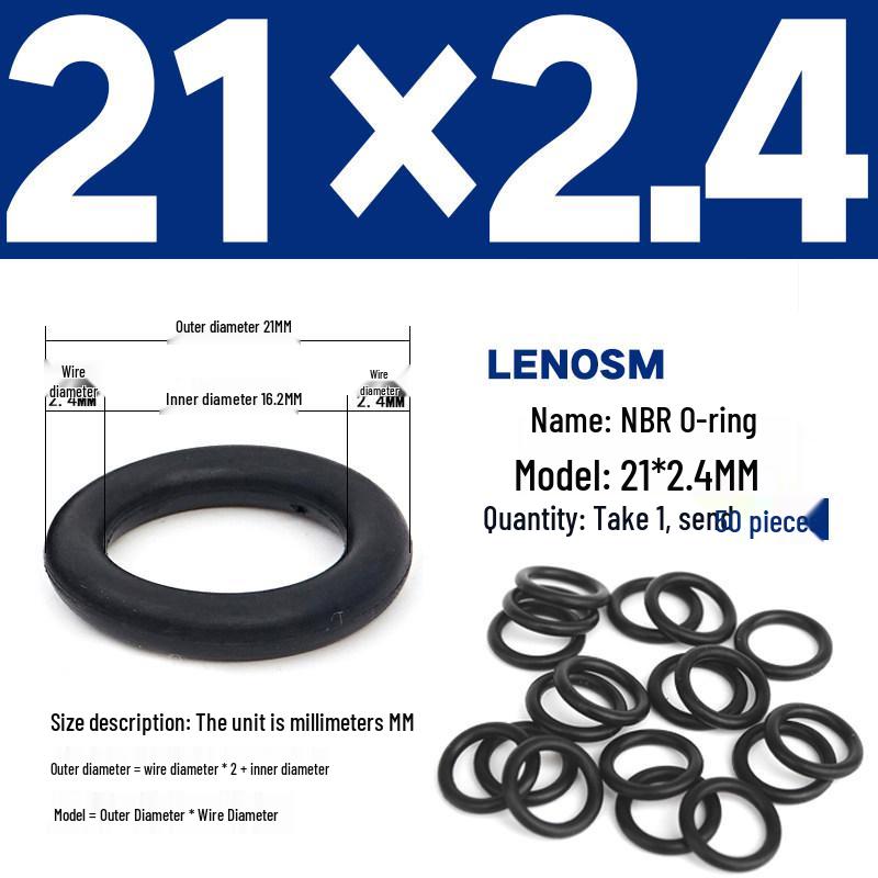 High-Pressure NBR Nitrile Rubber O-Ring Seal - Wear & Oil Resistant