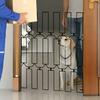 Retractable Pet Gate Easy Install Metal Pet Gate Dog Safety Fence Indoor Home Barrier Space Saving for Cats