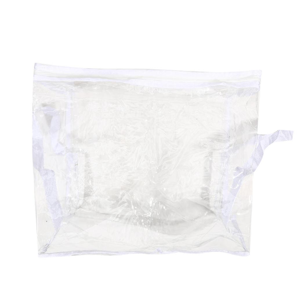 Multifunctionele Opbergtas voor Speelgoedpoppen Huishouden Grote Capaciteit Draagbaar Waterdicht Boek Sorteer Organizer PVC Opvouwbare Transparante Mand