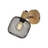 LED Wall Sconce 1xE14 23W IP20 – Black & Wood