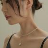 Modernlike 14k GF Silver 2mm Fine Freshwater Pearl Necklace