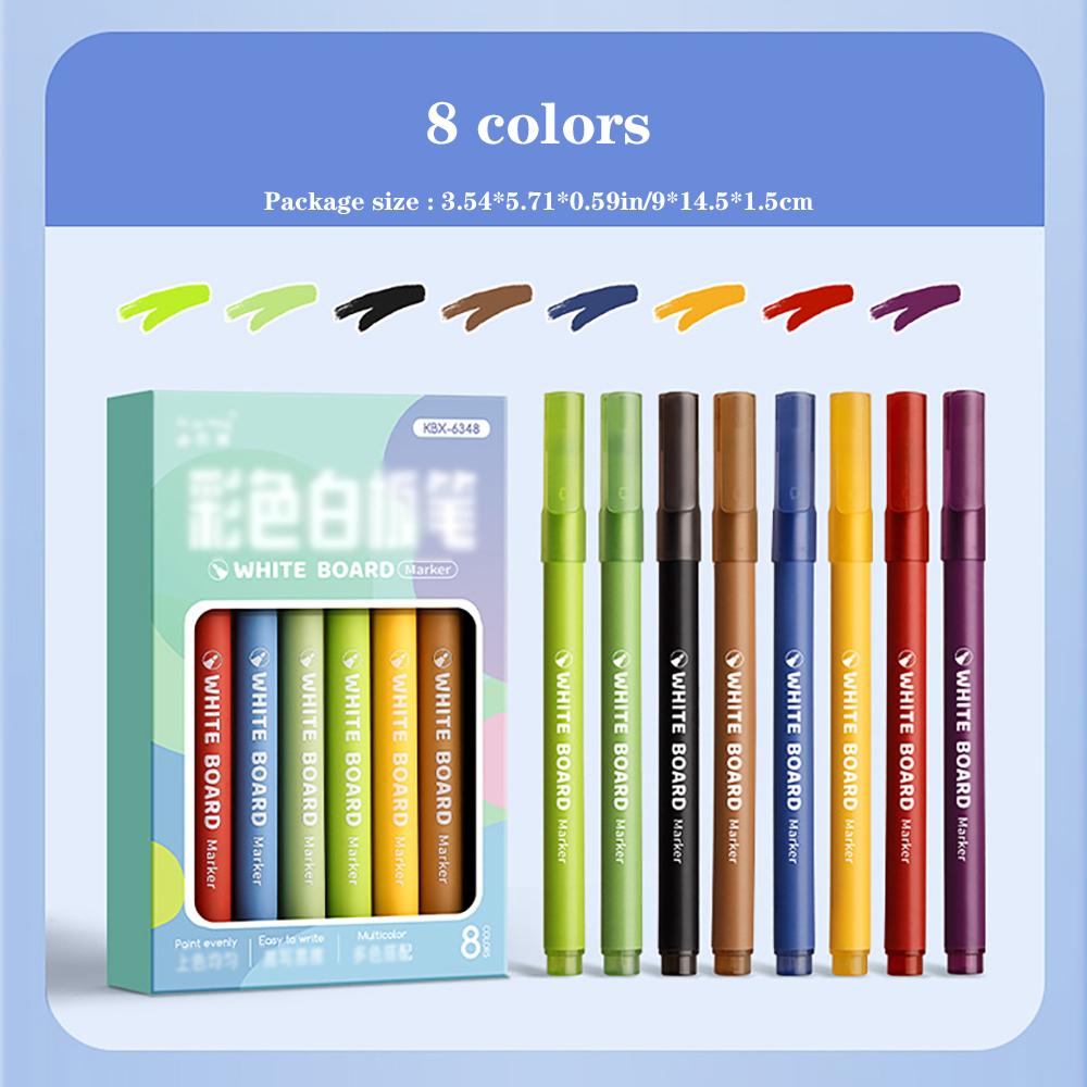 

Colored whiteboard pens can be used to erase student blackboard drawing board pens, and marker pens are easy to erase