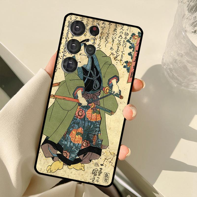 

Japanese Samurai Warrior Case For Samsung Galaxy S25 Ultra S21 S22 S23 S24 Ultra S9 S10 Plus S20 FE S25 FE Back Cover Galaxy S22 Plus