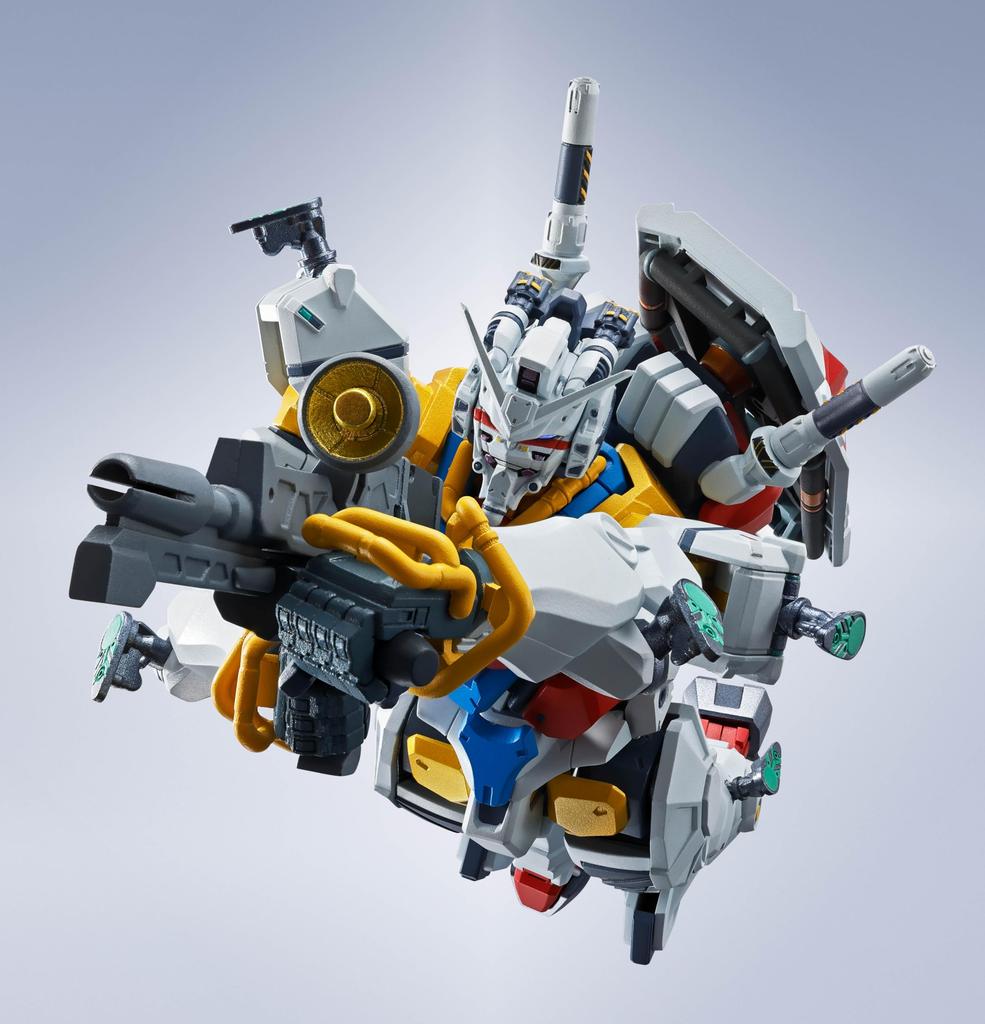 METAL ROBOT Spirits <SIDE MS> White Gundam Die-cast & PVC Pre-painted Figure, Approx. 155mm