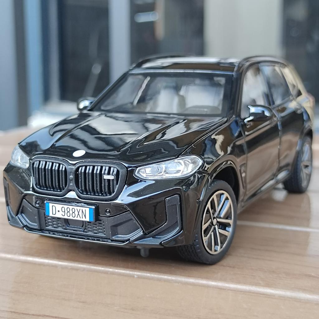 1/32 BMW X3M X3 IM SUV Alloy Metal Diecast Model Car Sound and Light Children's Toy Car High Simulation Ornament Holiday Present