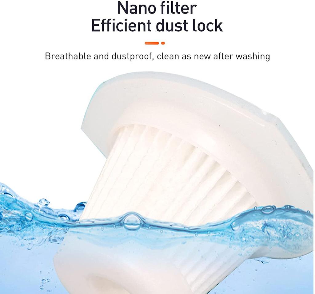 Rechargeable Dust Collector 6000Pa Sunction 4000mAh Cordless Handheld Vacuum Cleaner Dry/Wet Portable Dust Cleaner for Home Car