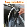 2PCS Car Interior Door Handle Cover For BMW 3 4 Series F30 F31 F32 F33 F36 Carbon Interior Door Armrest Handle Cover For BMW