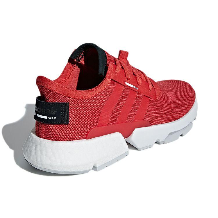 adidas P.O.D. S3.1 Tactile Red Men Sneakers Footwear-White D97202