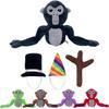25cm Gorilla Tag Monke Plüschtier Niedlich Weich Gefüllt Cartoon Anime Heimdekoration Puppen Kawaii Kissen Geburtstagsgeschenk Für Kinder Spielzeug