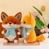 New Cute Fox Family Plush Toys Cute Animal Pillow Filling Soft Doll Grasping Machine Doll Throwing Toy Children's Gift