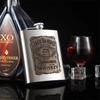 Vintage Stainless Steel Whisky Flask Gifts 8oz Portable Flagon Whiskey Vodka Wine Pot Hip Flask Outdoor Alcohol Drinking Cup Set