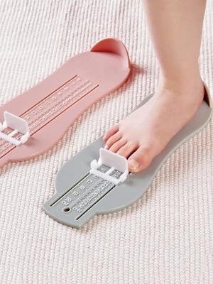 1 adet Bebek Ayak Cetveli Çocuk Ayak Uzunluğu Ölçüm Cihazı Çocuk Ayakkabıları Hesaplayıcısı Çocuklar İçin Bebek Ayakkabıları Uyum Ölçer Araçları