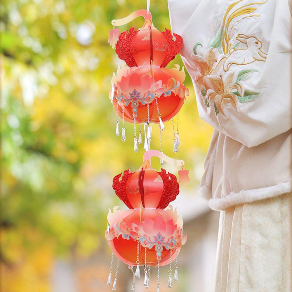 Chinese Style Spring Festival Luminous Lantern Children Handheld Lantern Home New Year Gift