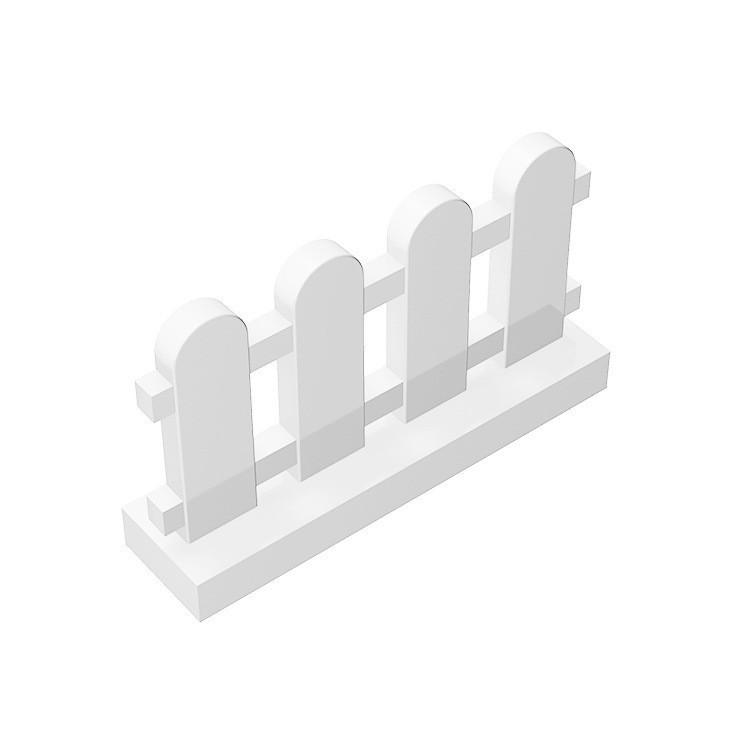Compatible 33303 Small Particle Building Block Parts Accessories, Villa 1X4X2 Fence, Fence Railing, Fence