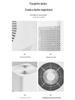 Smart Home Air Purifier with High-Concentration Negative Ions and Odor Removal for Bedrooms