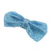 Sparkling Bow Decoration Crystal Rhinestone Bow Accessory for Shoe Bag Hairpin Phone Case Blue