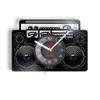 Boombox Radyo Vinil LP Kayıt Duvar Saati Ghetto Blaster Ses Sanat Hip Hop Dansçısı Vinil Müzik Diskleri Duvar Saati Müzik Stüdyosu Dekor