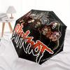 1pc Slipknot Band Merchandise Automatic Opening/closing Umbrella, Compact Travel Umbrella - - Festive Accessory, Sturdy Ribs Y250807108