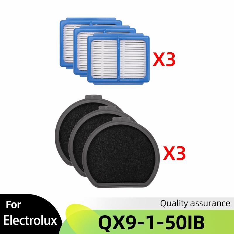 Washable Hygiene Filter Pre-Motor Filter for AEG Electrolux QX9-1-50IB/ QX9-1-ALRG/ QX9-1-ANIM AEG ASKQX9 Filter Set Replacement