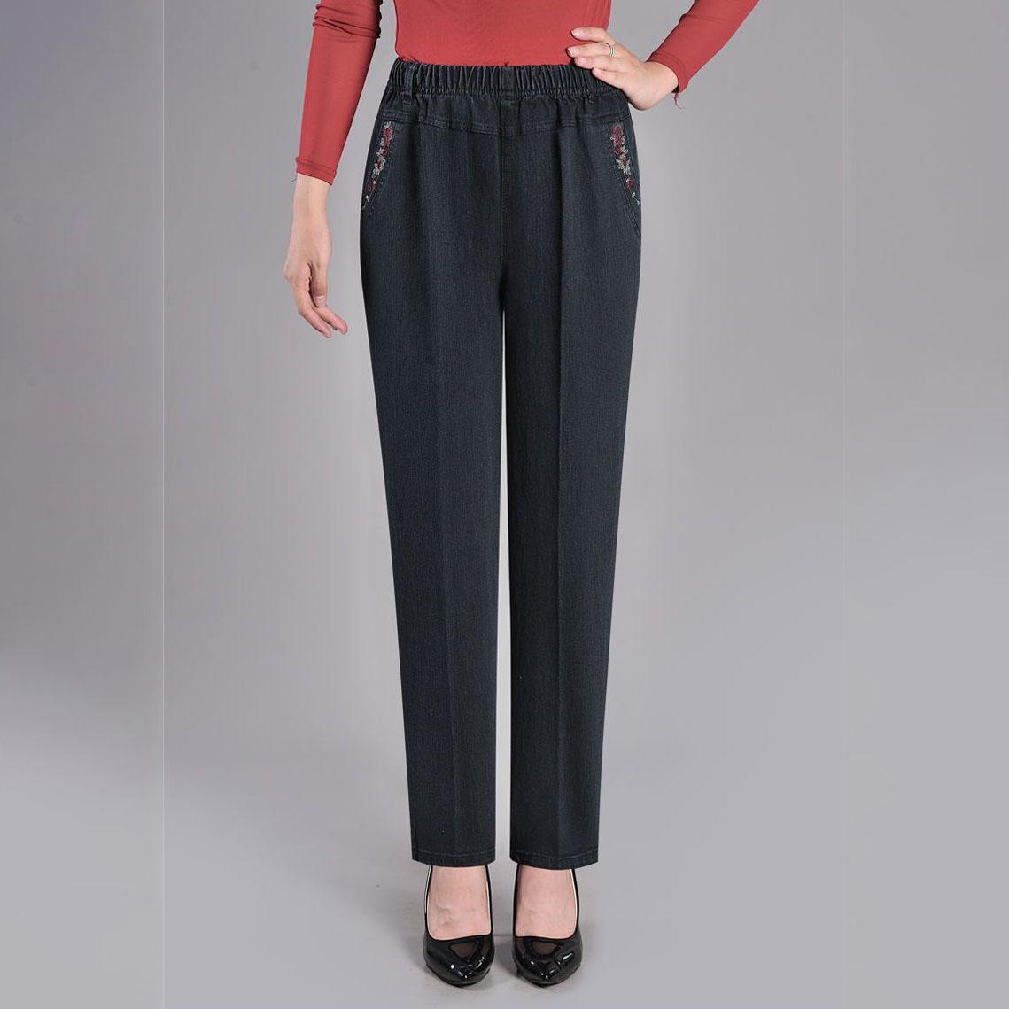 

Зимние плюшевые бархатные джинсы с подкладкой, прямые джинсовые брюки, высокая талия, вышитые мешковатые вакеросы, винтажные, утепленные, кот пантолон XXXXXL