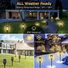 LED Solar Flame Light Outdoor,Waterproof 12LEDs Torches Landscape Lamp for Outdoor Courtyard Garden Yard,Halloween Decorations