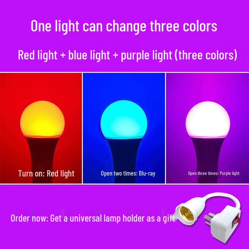 Multi-Color LED Atmosphere Light: Remote-Control Selfie Fill Bulb for TikTok
