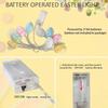 Easter Eggs Light Strings 40 LED Battery Operated Easter String Lights Pastel Lights for Easter Party Indoor Decorations 581