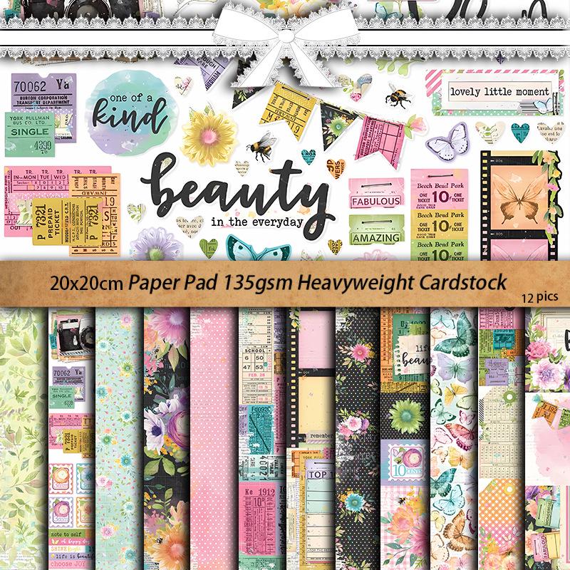 Retro Letter Journal Stickers - 12 Foldable Sheets for Decoration