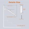 Wall Mount Staircase Handrail Alloy Steel Hvy Duty Stair Railing Grab Bar for Garage