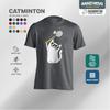 Catminton Badminton Design - Drifit T-Shirt Cute Funny Activewear Sports Apacs Yonex Victor Eco-Dry Dry Fit