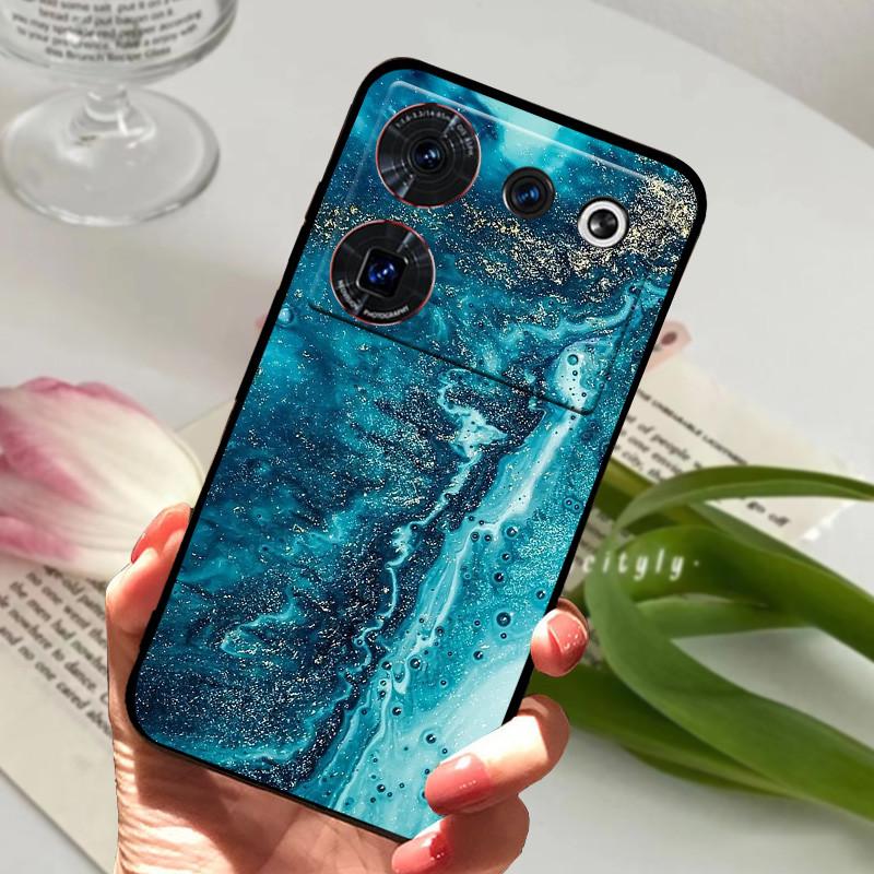 Case For ZTE Nubia Z50 Ultra Case Soft Print Silicone TPU Black Bumper Cover For ZTE Nubia Z60 Ultra Phone Back Coque z50Ultra