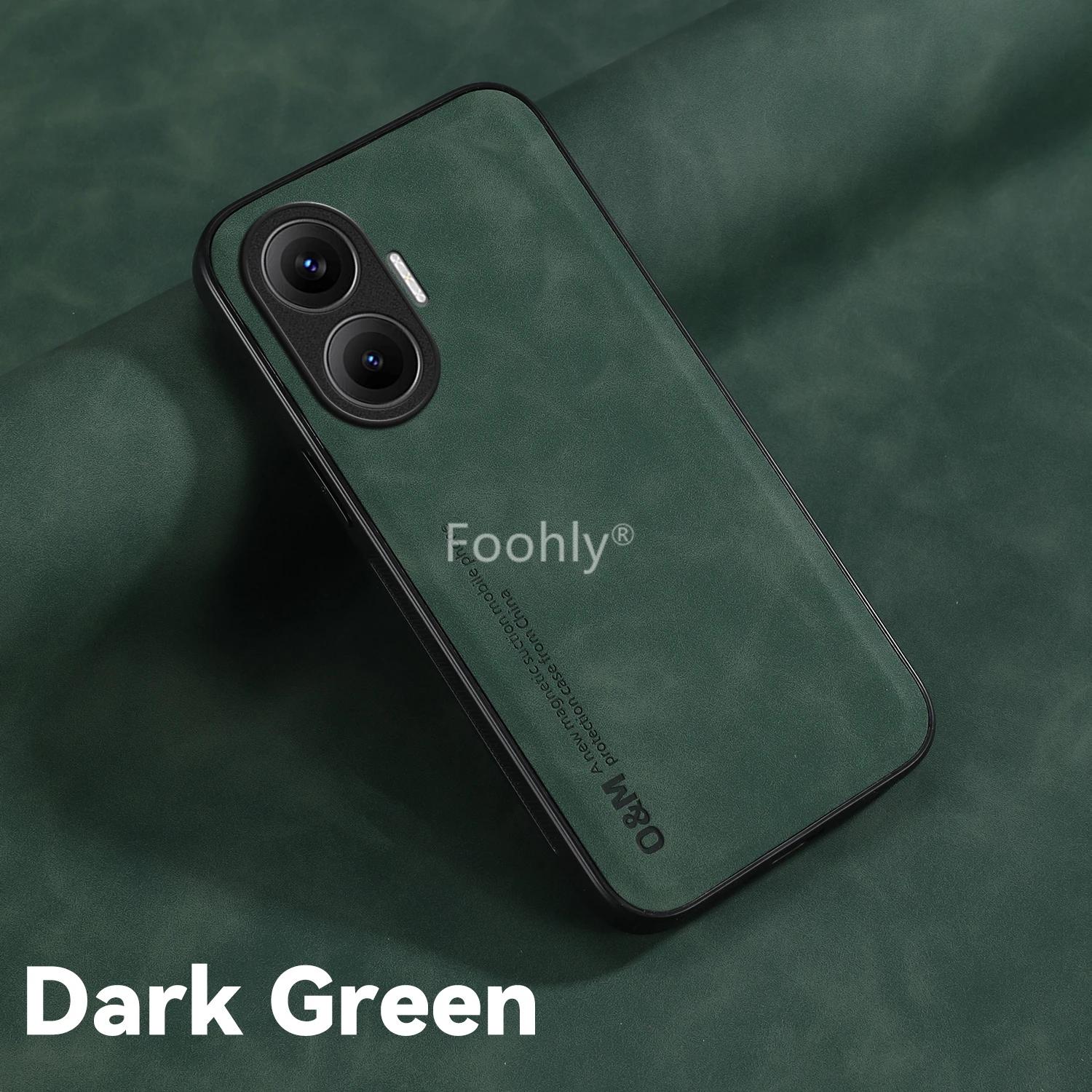 

Противоударный магнитный чехол из нубука для Xiaomi Poco F7 5G Защитная крышка Противоударный чехол Funda Capa Poco F7