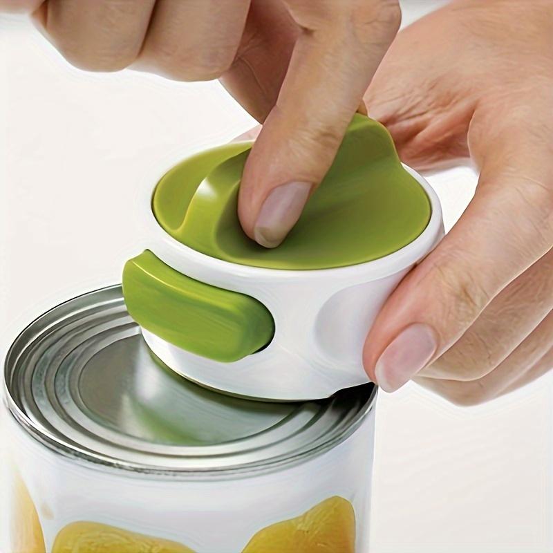 Portable Manual Can Opener Beer Can-Do Compact Mini Can Opener Kitchen Gadgets Tool Easy Twist Release Safety Open Jar