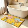 Kawaii L-Little Twin-Stars Carpet Bathroom Anti-slip Mat Door Mat Home Decoration Mat Entrance Door Mat Scratch-resistant Mat